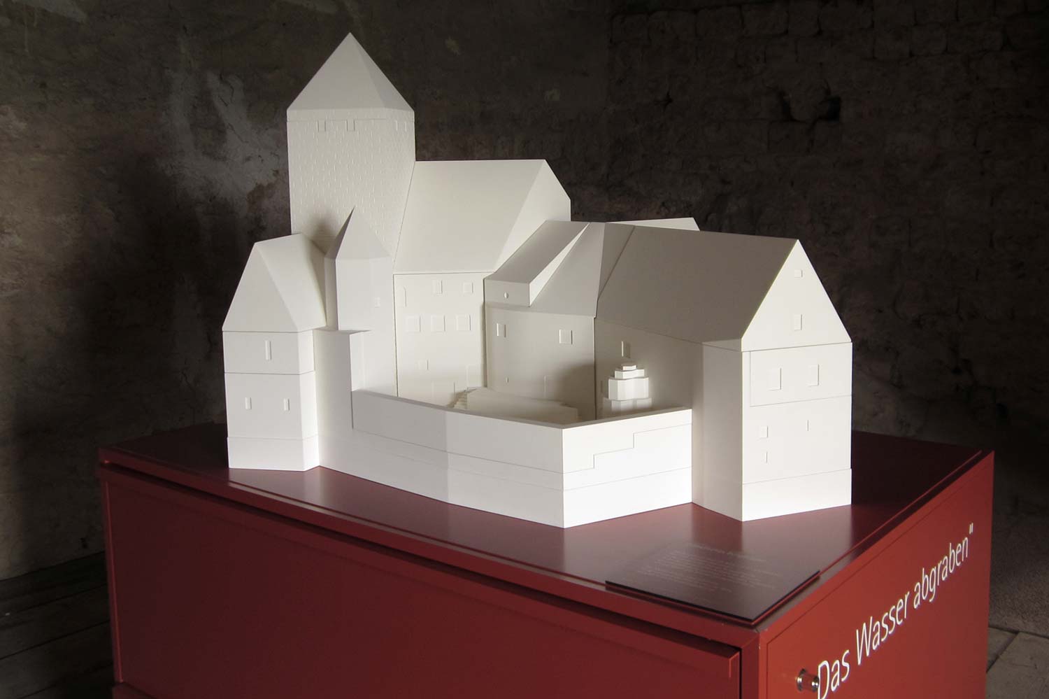 Modulares Modell der Burg Prunn