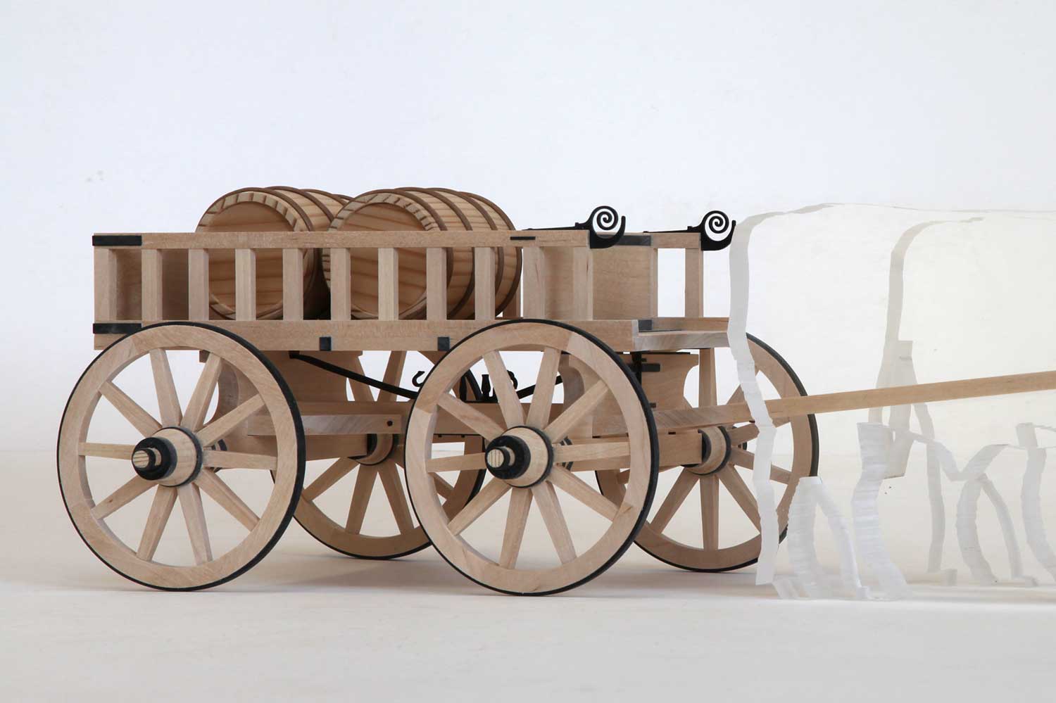 Modellbau Architektur Ausstellungsmodell Römerwagen